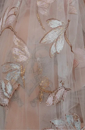 Voile de mariée en tulle libellule